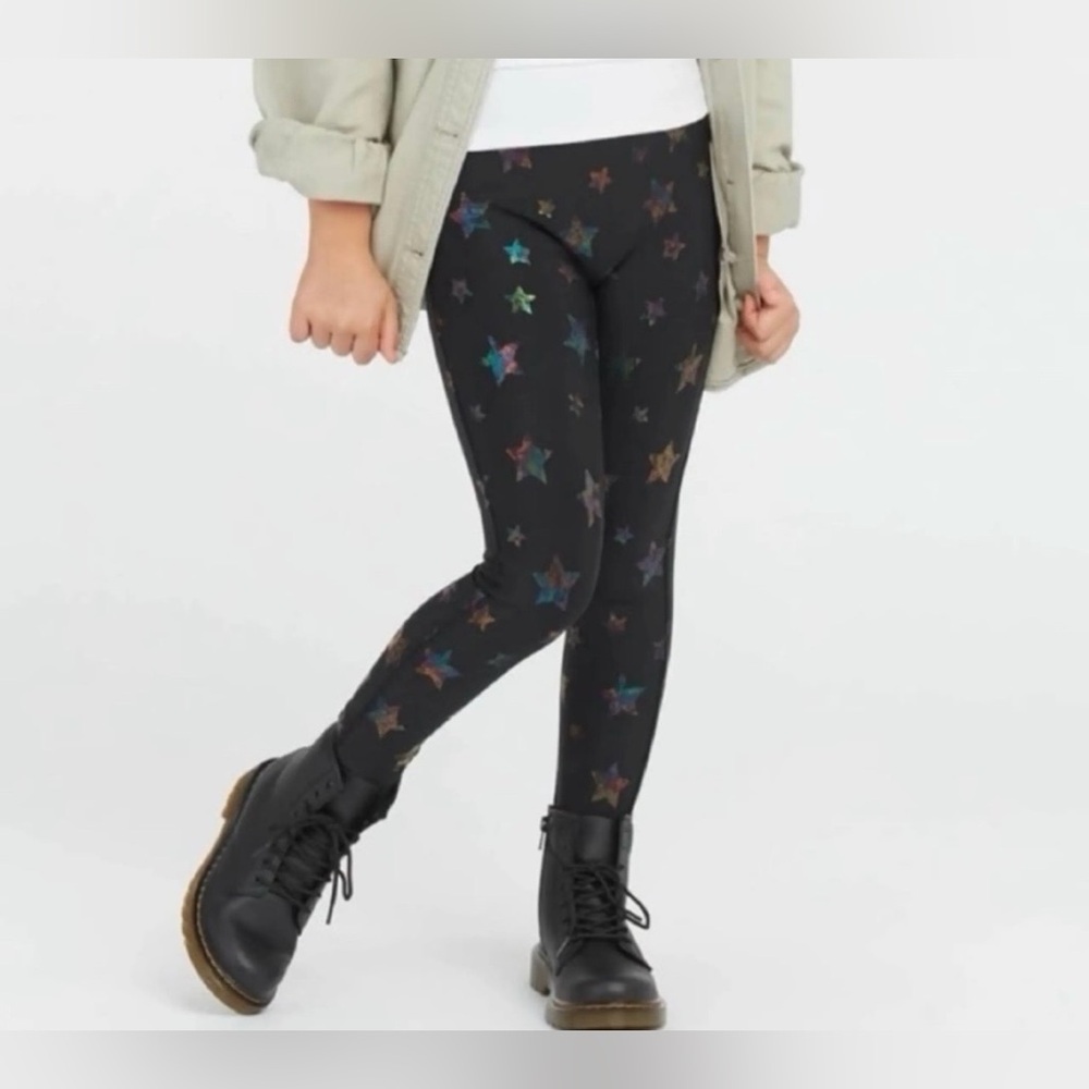 Spanx Faux Leather Star Leggings